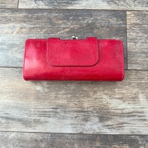 Red hobo wallet